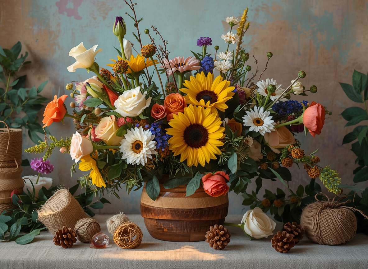 Sustainable floral design practices