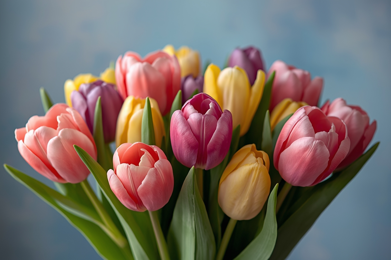 Elegant tulip mix featuring seasonal varieties